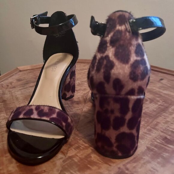 Nine West Animal Skin Sandals - Picture 2 of 3
